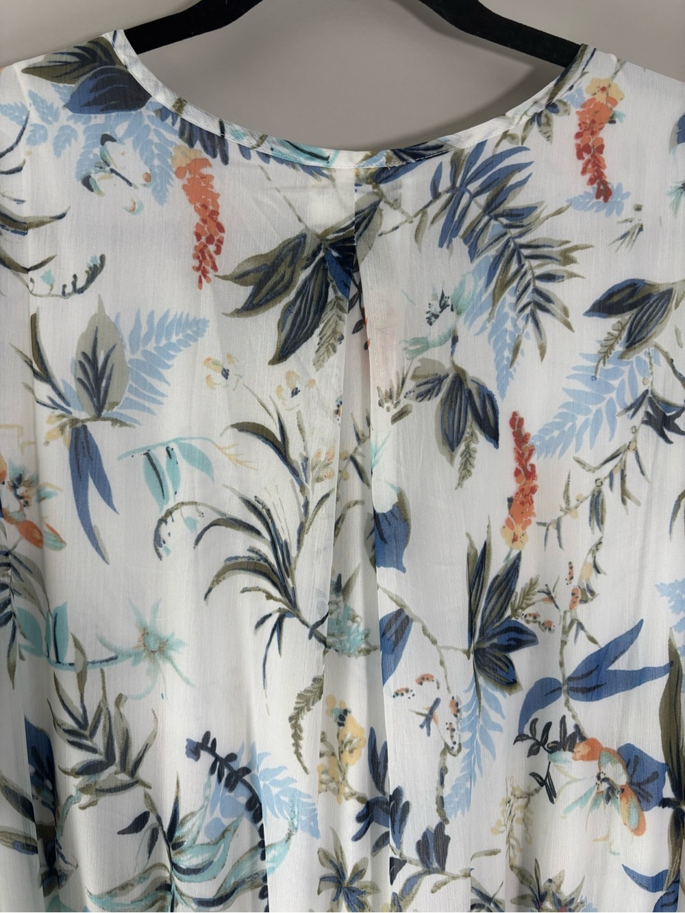 NWT Ivy City Co 1X Floral Maxi Dress Flutter Sleeve Tie Waist Cottagecore - Picture 10 of 12